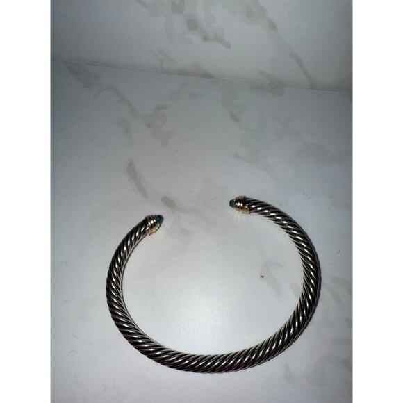 David Yurman Sterling Silver with Gold Accents Bracelet - Picture 3 of 5